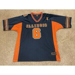 Vintage Nike NCAA University Illinois Fighting Illini #7 Football Jersey XL
